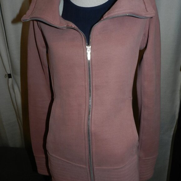 Lululemon Radiant Jacket II Zip Front Cotton Jacket Spanish Rose Size 6 - Picture 2 of 16
